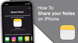 How to Share Notes on iPhone! [2023]