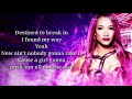 Sasha Banks Theme With Lyrics Sky S The Limit