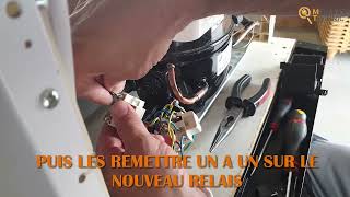 Remplacement relais sur réfrigérateur , congelateur