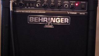 Video thumbnail for Behringer V Tone GM108 small analog tube modeling combo Demo / Commentary by Spencer Morgan
