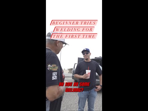 BEGINNER TRIES TIG WELDING FOR THE FIRST TIME