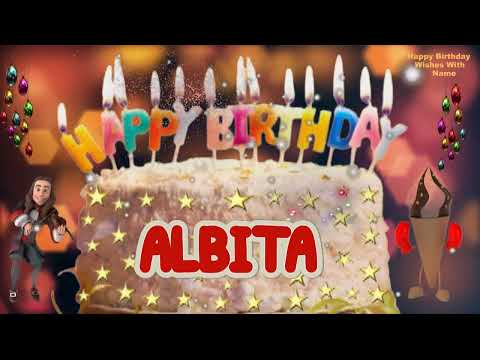 ALBITA Happy Birthday Song | Happy Birthday Wishes | Happy Birthday To You | Happy Birthday ALBITA