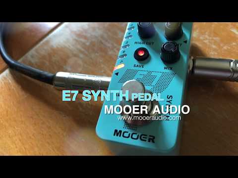 Педаль гітарних ефектів Педаль эффектов MOOER E7 Synth