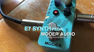 Video thumbnail for Mooer E7 Synth Pedal by Brett Kingman