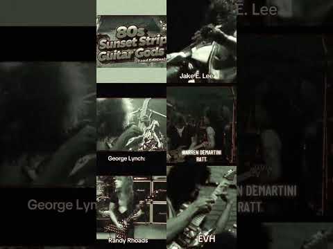 Top 5 80s Sunset Strip guitar gods