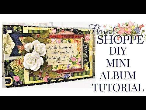 [Tutorial] DIY Mini Album Club G45 Vol 5 Featuring Floral Shoppe