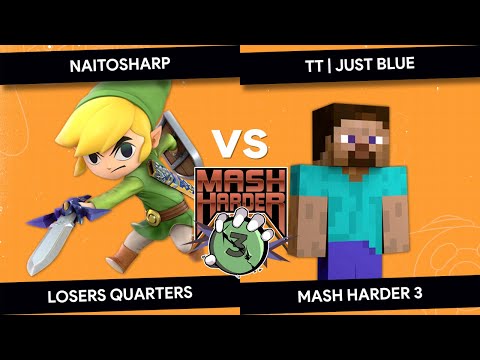 MASH HARDER 3 - naitosharp (random) vs TT | Just Blue (Steve) - Pools Winners Semis