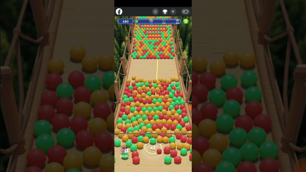 playing bubble fall