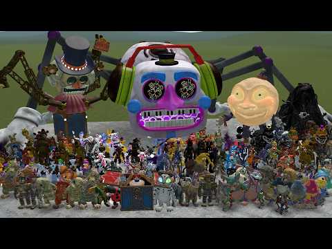 ALL FNAF 1-11 SECRET OF THE MIMIC ANIMATRONICS In Garry's Mod! (Five Nights at Freddy's)