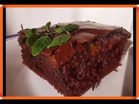 Prajitura de post cu cacao, gem si ciocolata #579