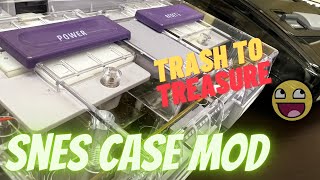 SUPER NINTENDO TRASH TO TREASURE (CLEAR CASE MOD)