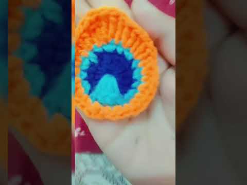 🦚✨ Beautiful Mor Pankh Crochet Keychain Handmade with Love! ✨🧶