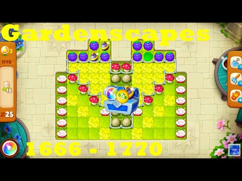 Gardenscapes Level 1766 - 1770 HD Walkthrough | 3 - match game | gameplay | android | ios | pc | app