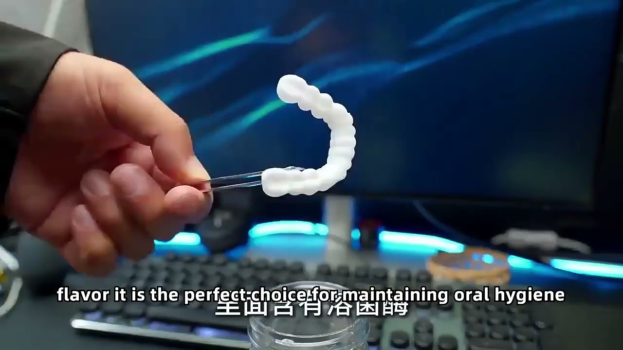 Professional Home Use Solid Mint Toothpaste Tablets with Custom Logo for Denture Cleaning