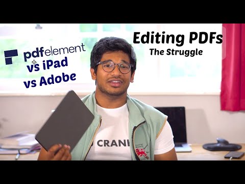 Best PDF Editing Software FOR STUDENTS | PDFelement vs Adobe Acrobat vs iPad
