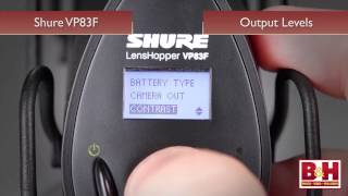 Shure VP83F LensHopper Shotgun Microphone with Integrated VP83F Shure VP83F LensHopper Shotgun Microphone with Integrated VP83F