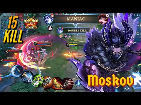 Moskov 15 kills-manic - powerful critical & lifesteal build-more than 1700 damage by basic attack