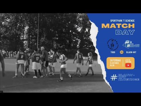 Zaterdag 15 oktober 2022 TOGO 1 vs Blauw-Wit 1