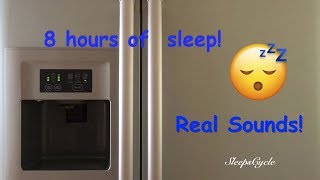 8 hours of relaxation | sleep | study, with the sound of a Fridge Freezer(black screen)