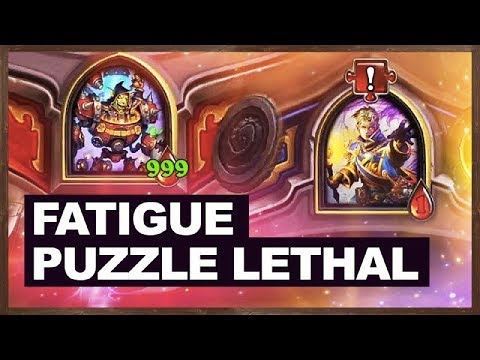 Fatigue Puzzle Lethal | The Boomsday Project | Hearthstone
