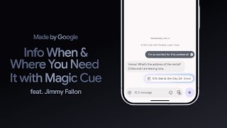 #MadeByGoogle ‘25: Magic Cue Live Demo