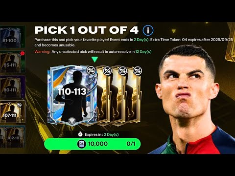 New Special 110-113 Extra Time Pick & Funny Packs Opening | FC MOBILE