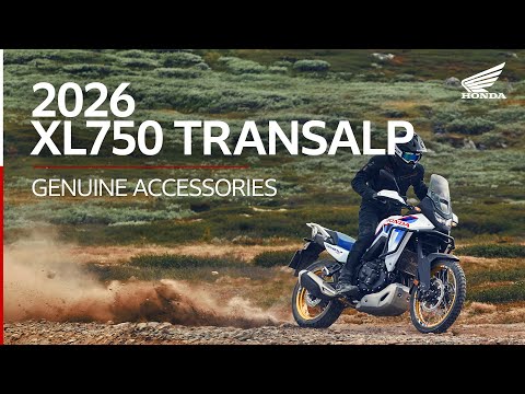 2026 XL750 Transalp Genuine Accessories | Adventure Motorcycle | Honda
