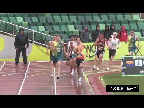 Cooper Lutkenhaus Runs 1:45 In the Rain at Nike Outdoor Nationals 2025 [Full Race Replay]