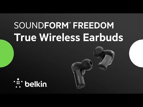 BELKIN SOUNDFORM TRUE WIRELESS Ausinės (Juodas) video
