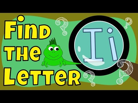 Alphabet Games | Find the Letter I