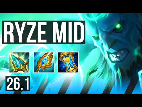 RYZE vs AKSHAN (MID) | 55K damage | BR Challenger | 26.1