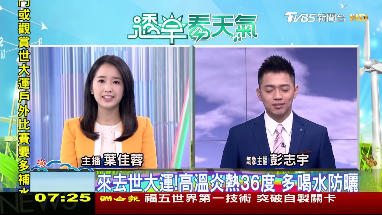 來去世大運!高溫炎熱36度 多喝水防曬