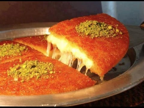 Konafa Cheese اسهل طريقة تحضير كنافة نابلسية بالجبنة السائحة