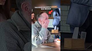 His wife passed away so he celebrated his birthday alone! 😥
