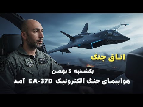 اتاق جنگ | آخرین اخبار نظامی ایران و آمریکا | هواپیمای جنگ الکترونیک EA-37B آمد