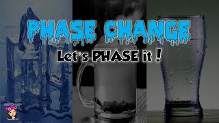 PHASE CHANGE / EVPORATION / CONDENSATION / MELTING / FREEZING / SUBLIMATION / DEPOSITION / MATTER