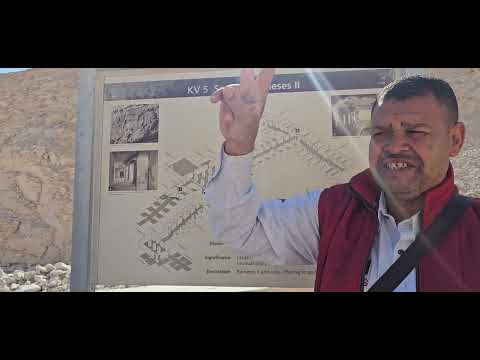 Valley of the Kings KV5 Sons of Pharaoh Ramses II Tomb in Luxor - Egypt Nov 2024 Journey