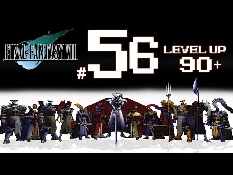 Final Fantasy VII Platinum Trophy Gameplay Walkthrough Part 56 - Level Up 90
