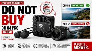 DJI Quietly Changed the O4 Pro?! FPV Pilots Are Furious