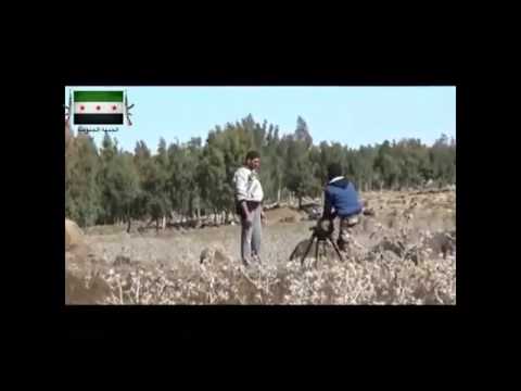 تجهيز مدفع اس بي جي 9 لقطع طريق دمشق الدولي من قبل فرقة صلاح الدين في ريف درعا