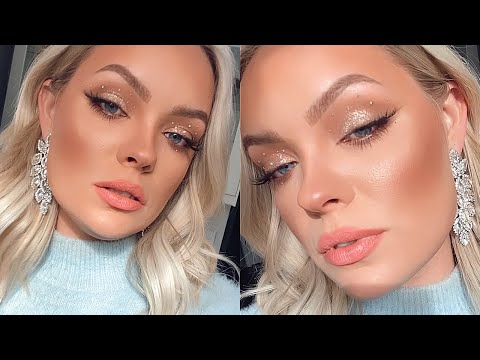 WEARABLE HOLIDAY GLAM MAKEUP TUTORIAL *euphoria inspired* #vlogmas