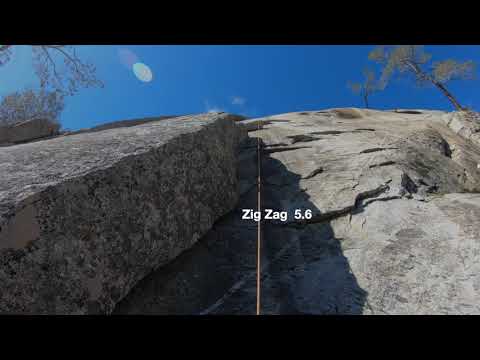 Zig Zag  5.6 - Top Rope Solo - Climbing At Squarenail 🧗