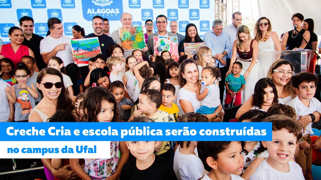 Creche Cria e escola pública serão construídas no campus da Ufal
