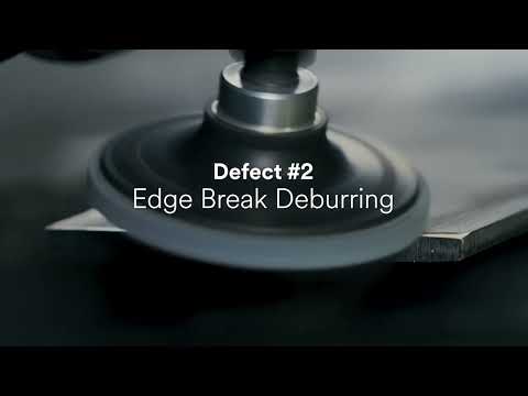 Scotch-Brite Deburr & Finish PRO Unitized Wheels Top 5 Defects Removed