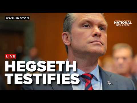 Hegseth testifies on 2027 budget