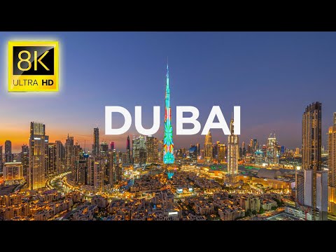 DUBAI, United Arab Emirates In 8K ULTRA HD HDR 60 FPS.