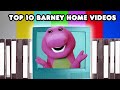 Top 10 Barney Home Videos Ranking Series Tee Riffic Tributes