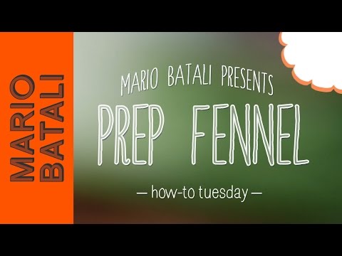 Mario Batali' How-To Tuesday: Prep Fennel