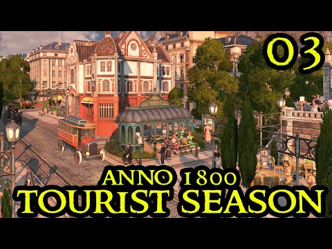 GIANT NETWORK - Anno 1800 TOURIST SEASON - NEW DLC MegaCity Crown Falls || Part 03 || City Builder