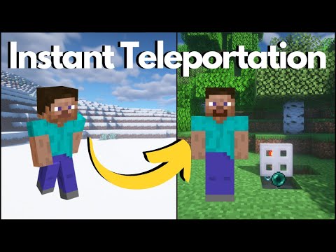 BlenDigi - Minecraft: Simple Redstone Teleporter (Tutorial)